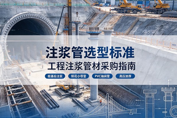 云安注浆管选型标准
