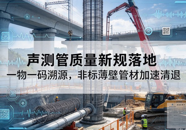 云安声测管质量新规落地，一物一码溯源，非标薄壁管材加速清退