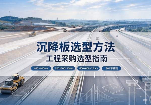 云安沉降板选择方法
