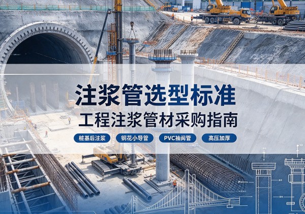 云安注浆管选型标准